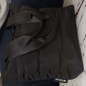 Wacoal Black Quilted puffer mini tote bag